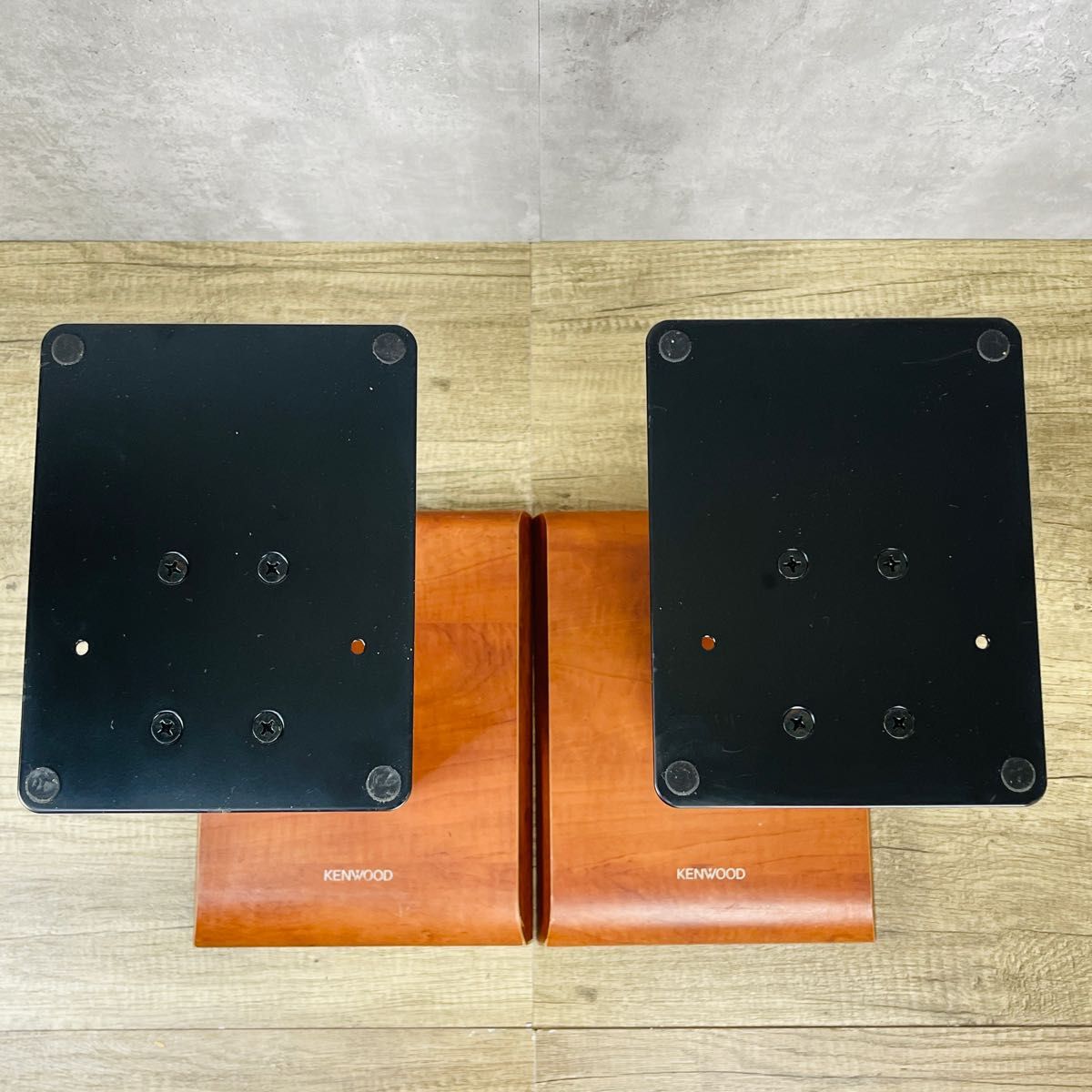 木製・希少】ケンウッド スピーカースタンド 小さなスピーカー向け SR