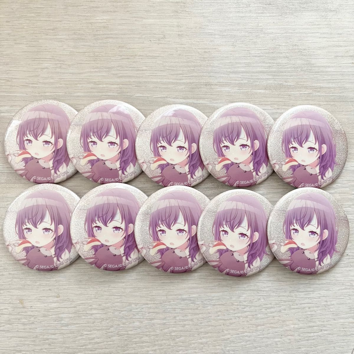 プロセカ 朝比奈まふゆ グリッター缶バッジ vol 11A 10点セット プロセカ 朝比奈まふゆ グリッター缶バッジ vol 11A 10点セット