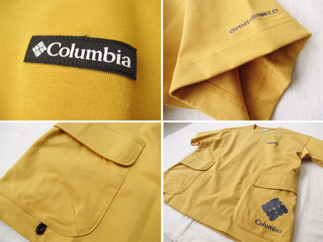 コロンビア/Columbia オーバーサイズサイドポケットＴシャツ　(フォレストキャンプライフ)　PM0979 718/ゴールドイエロー系 Lサイズ_画像3