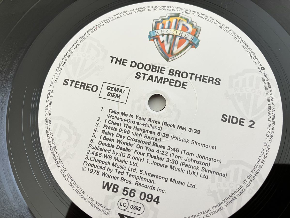 75年希少独盤】The Doobie Brothers Stampede LP WARNER GERMANY WB56 094  (BS2835)コーティングジャケ,Tom Johnston,Patrick Simmons, JChere雅虎拍卖代购