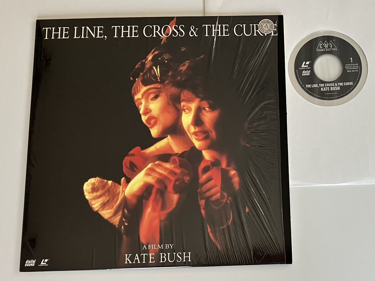 【US版レーザーディスク/シュリンク付良好品】Kate Bush/ The Line,The Cross & The Curve LD CMV MLV50118 93年作品,ケイト・ブッシュ主演
