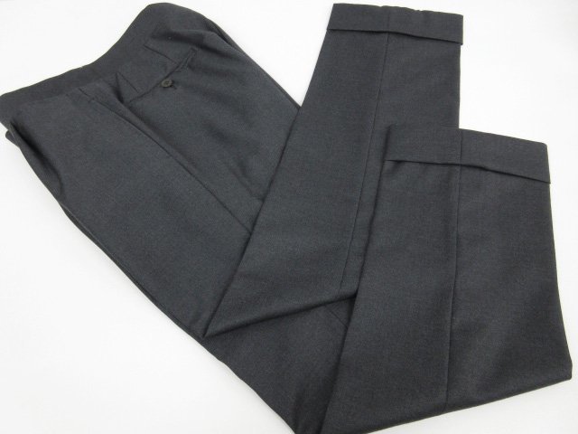  ultimate beautiful goods bi spoke [libela-no&libela-no] Zegna cloth use W breast 6 button suit ( men's ) size44~46 corresponding gray plain *27AAA096