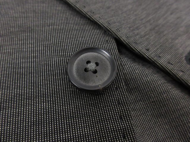 HH[ Tomorrowland TOMORROWLAND] BLUE WORK одиночный 3 кнопка костюм ( мужской ) size46/M угольно-серый текстильный узор *27RMS3925