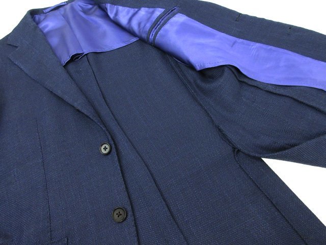 ブリッラ Brilla 24-16-0239-015 シルク×モヘア混 シングル3ボタン段返り 織柄ジャケット メンズ size44 ネイビー系 17MJ6978(Sサイズ)|売買されたオークション情報、yahooの商品情報をアーカイブ公開 - オークファン(aucfan.com)