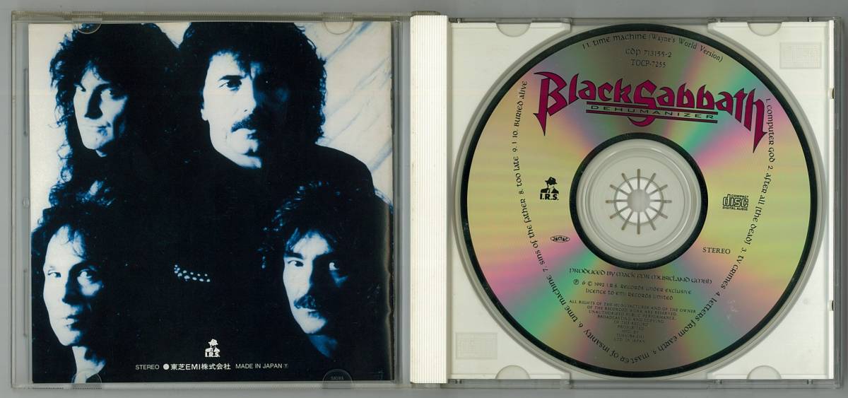 BLACK SABBATH ブラック・サバス ／ ディヒューマナイザー 国内ＣＤ帯・ステッカー付 初回盤の画像3