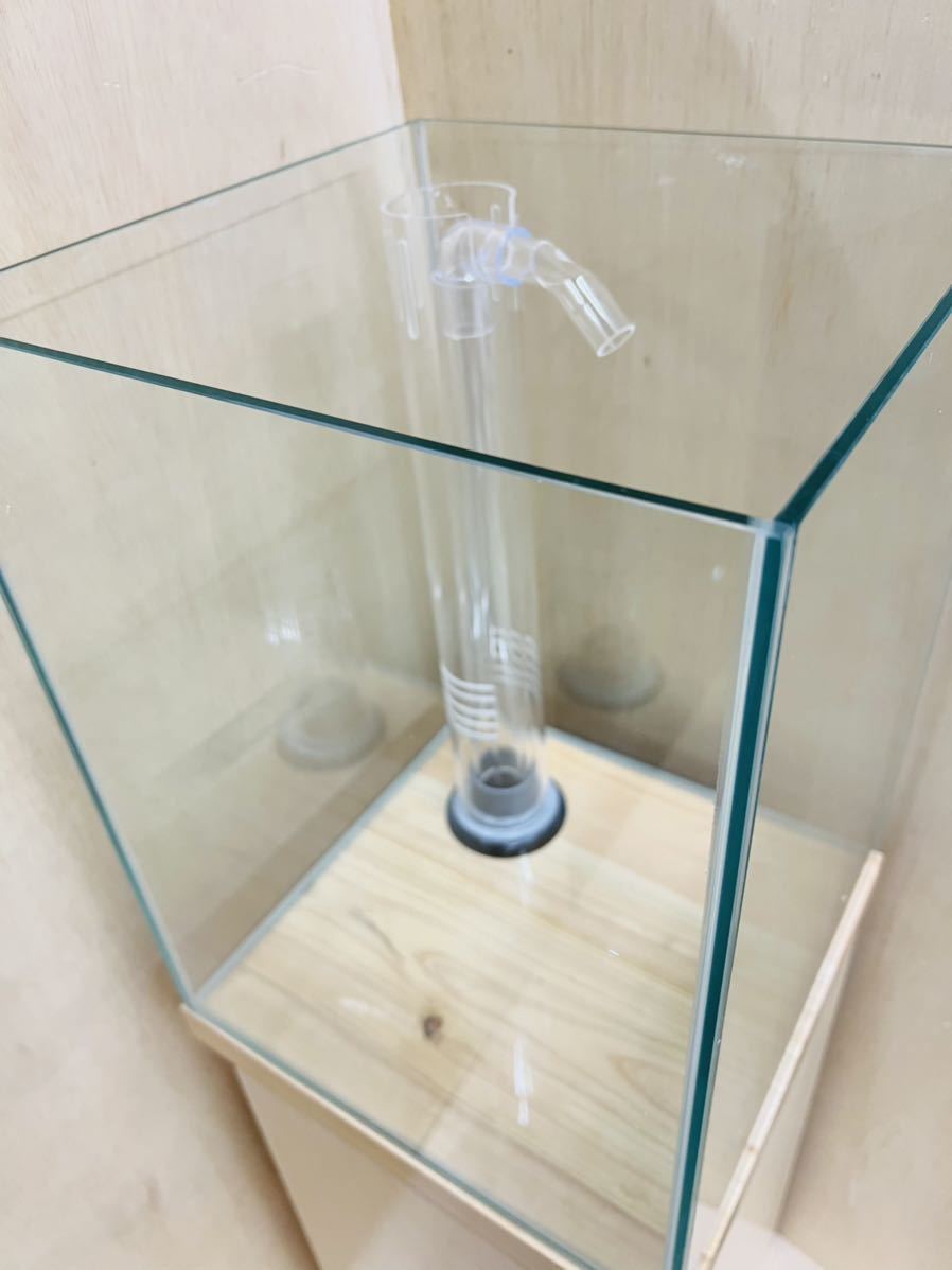 ラスト1台 300x300x400オールガラスオーバーフロー水槽セット