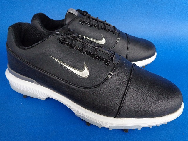 12360■美品 19年製 NIKE GOLF ナイキ ゴルフ シューズ ソフト スパイク メンズ エア ズーム ビクトリー プロ AR5578 001 27.5_画像2