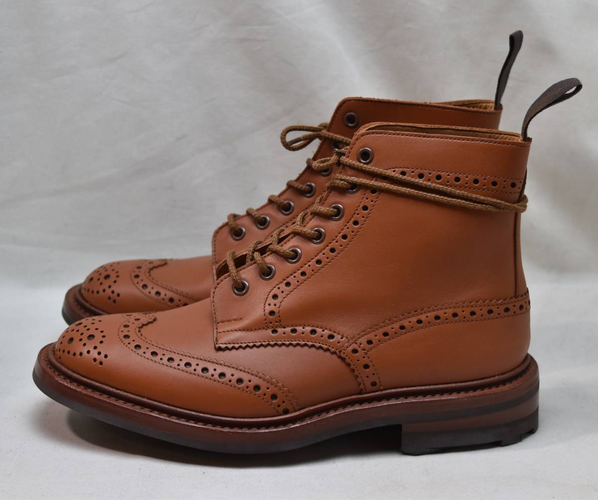 SALE!! トリッカーズ Tricker's カントリーブローグブーツ 耐水レザーC