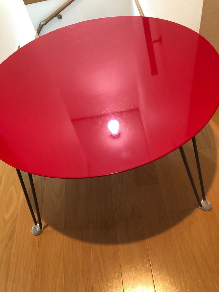 超美品 赤の可愛い丸テーブル 折り畳み式|Yahoo!フリマ(旧 超美品 赤の可愛い丸テーブル 折り畳み式|Yahoo!フリマ(旧