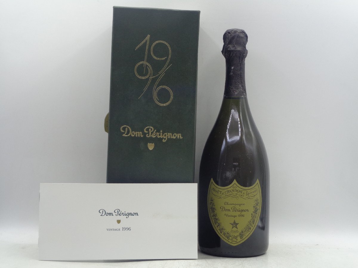 1円 Dom Perignon 1996 ドンペリニヨン シャンパン 箱入 古酒 750ml 12 ...