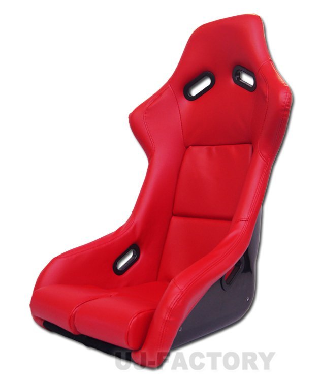 【即納！】★RECARO SP-Gタイプ（SPGタイプ）フルバケットシート/PUレザー・レッド【1脚】★リブ構造で強度を確保！人気モデル♪_画像4