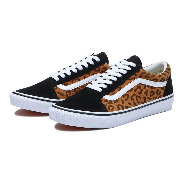 ヴァンズ 27.5cm オールドスクール レオパード ブラウン VANS OLD SKOOL V36CF LEOPARD メンズ スニーカー スエード 天然皮革 バンズ_画像1