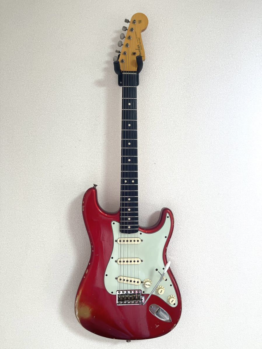 Fender CUSTOM 1963 relic stratocaster candy apple red 2015 custom collection serial R81303 ストラトキャスター　エレキギター