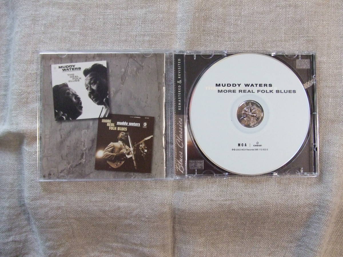 ■【2in1CD】US盤 MUDDY WATERS / THE REAL FOLK BLUES & MORE REAL FOLK BLUES の画像3