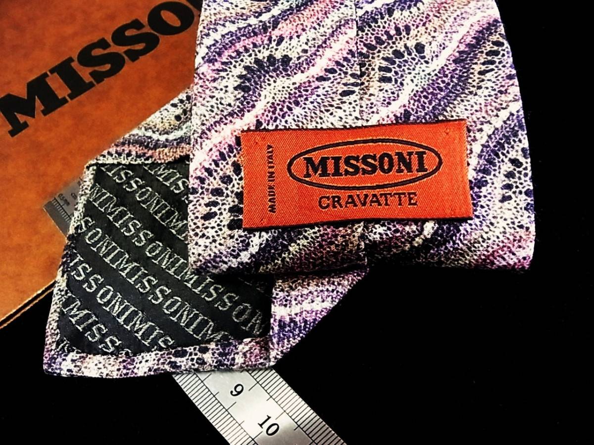 *E3642N* хорошая вещь * Missoni [ цвет. ...*MISSONI] галстук 