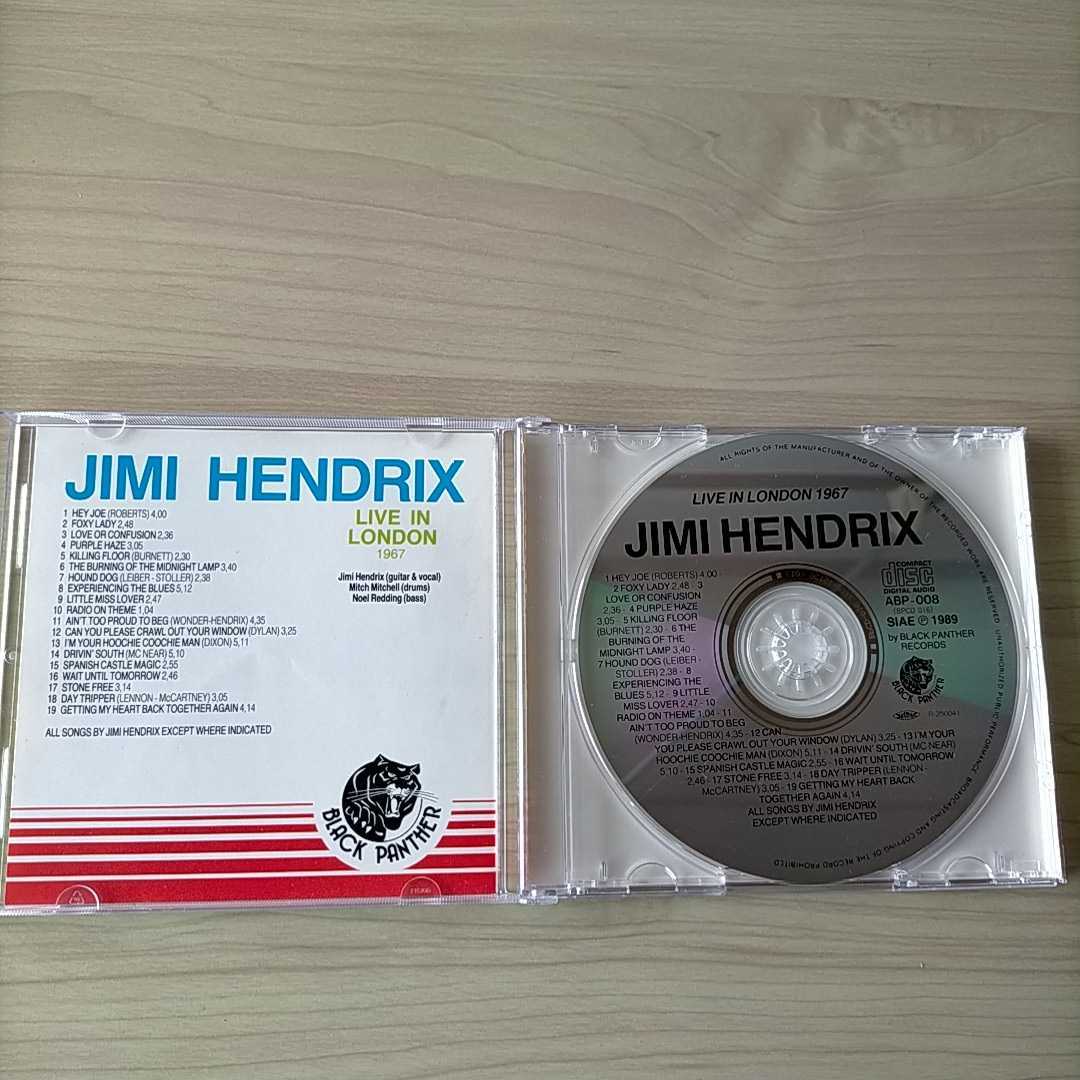 JIM HENDRIX / 中古盤CD 『live in London』スティービーワンダー、ジョン・リー・フッカー、ジョン・レノン、