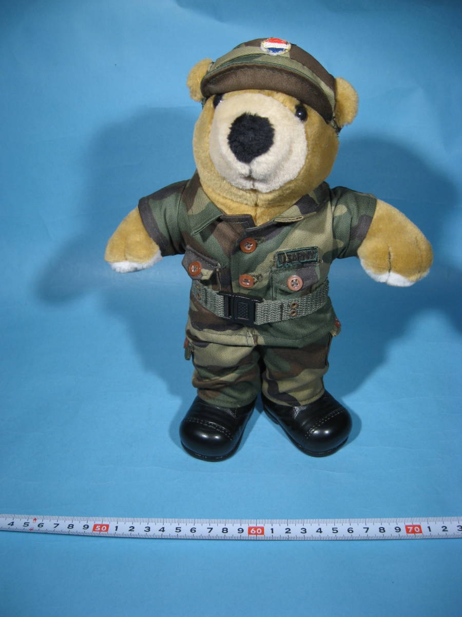 J.J.ウインド社製 パトリオットベアー 米国陸軍 兵士 J.J. Wind Patriot Bear U.S. ARMY (中古・美品)