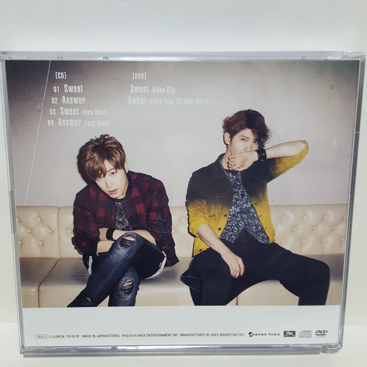 【超貴重!!】東方神起★Sweat/Answer★CD DVD 集合ver.ジャケカ付き★美品_画像3