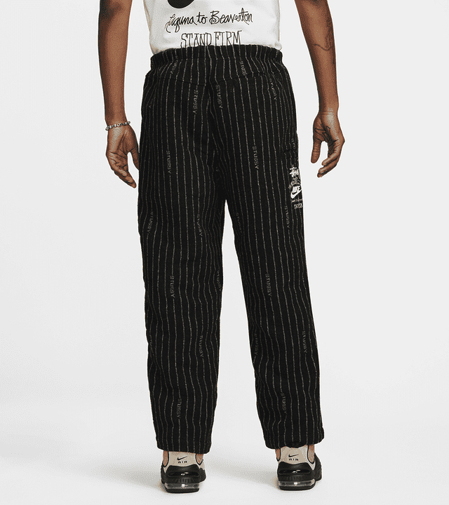 Mサイズ】Nike x Stussy Striped Wool Pants Black ナイキ Mサイズ】Nike x Stussy Striped Wool Pants Black ナイキ