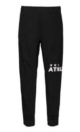 【KCM】Z-athlet-92-140★展示品★【ATHLETA/アスレタ】ジュニア　ライトスウェットパンツ　03318J　ブラック　サイズ140　サッカー_画像1