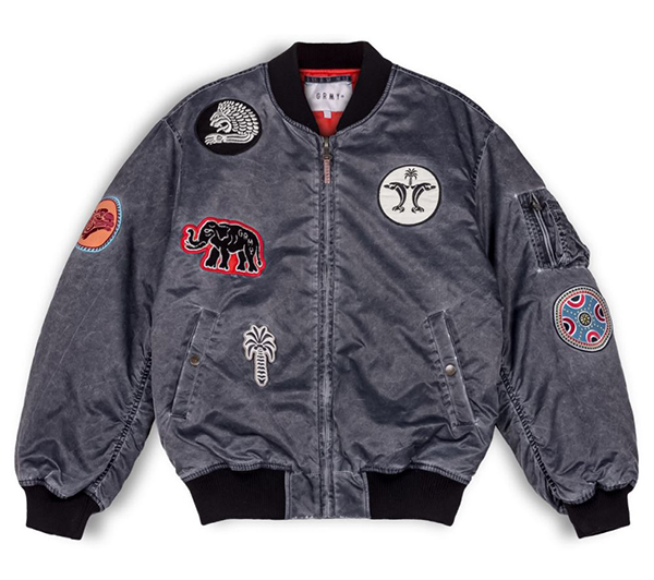 非常に高い品質 JACKET BOMBER CLOUT THE ジャケット MA-1 (グライミー