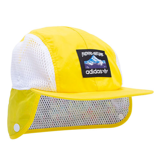 Fucking Awesome × adidas (ファッキンオーサム) ナイロンキャップ フィッシングハット 帽子 FA Fishing Hat Yellow アディダス