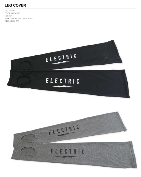 ELECTRIC ( electric ) leg cover supporter sun guard sunburn prevention LEG COVER GREY (E23SA04)