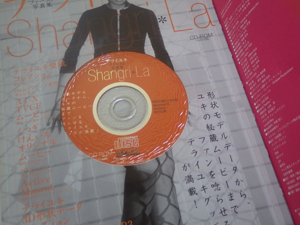 『テライユキ Shangrila』写真集 CD-ROM付 1999年11月10日第1版第1刷発行 元祖バーチャルアイドル_画像3