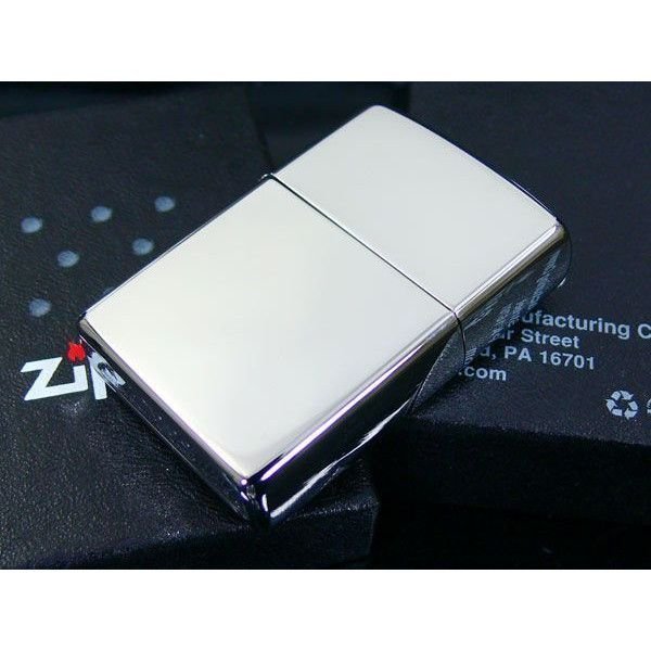  free shipping Zippo - oil lighter #250 high polish chrome mirror CHROME POLISHED
