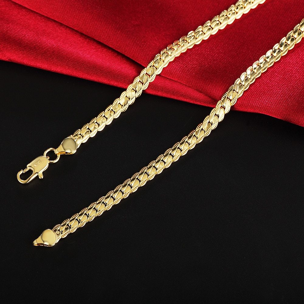 メンズ レディース 1円スタート 喜平ネックレス gold １８ｋ gold plated 金 necklace ネックレス チェーンネックレス 金 ゴールド 001の画像1