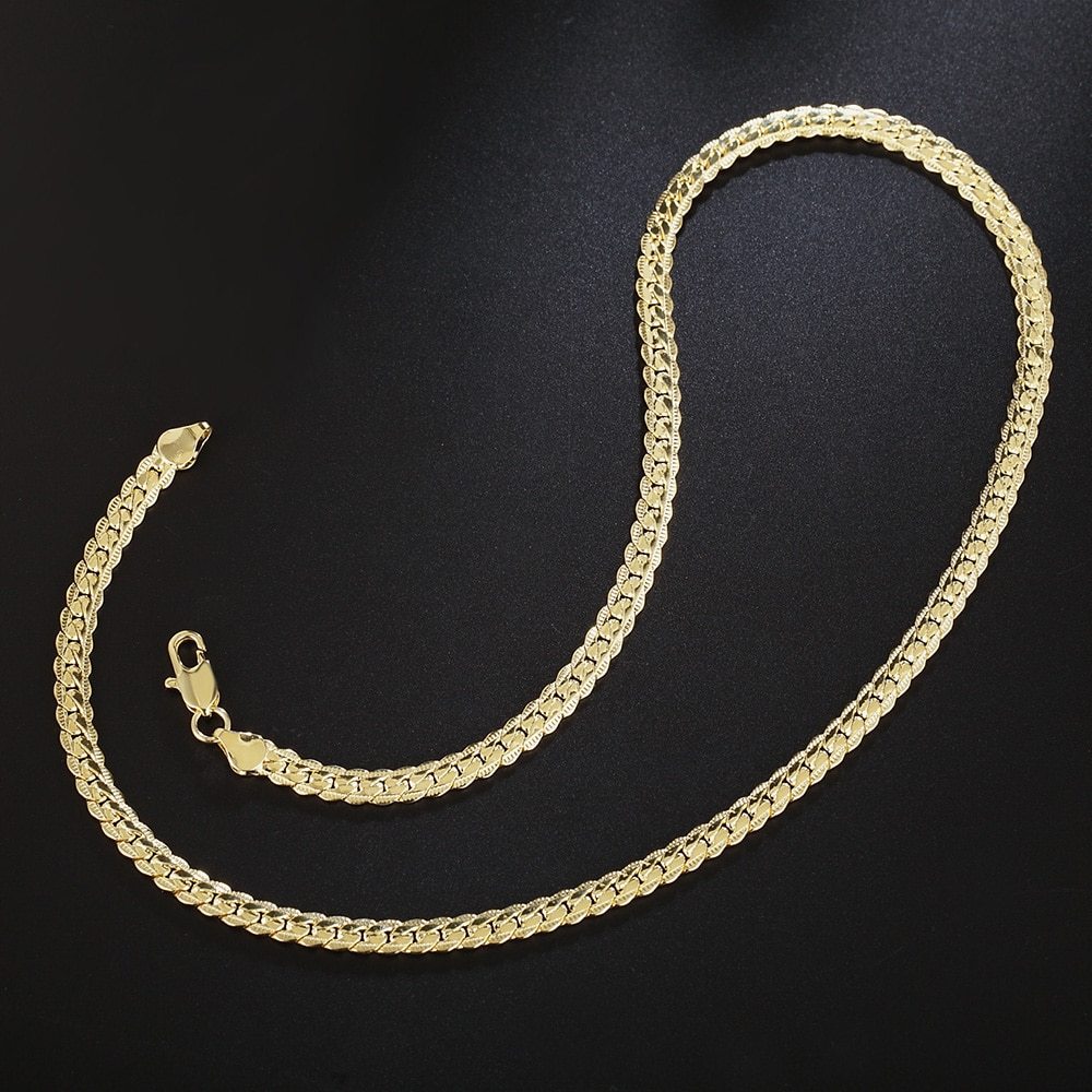 メンズ レディース 1円スタート 喜平ネックレス gold １８ｋ gold plated 金 necklace ネックレス チェーンネックレス 金 ゴールド 001の画像2