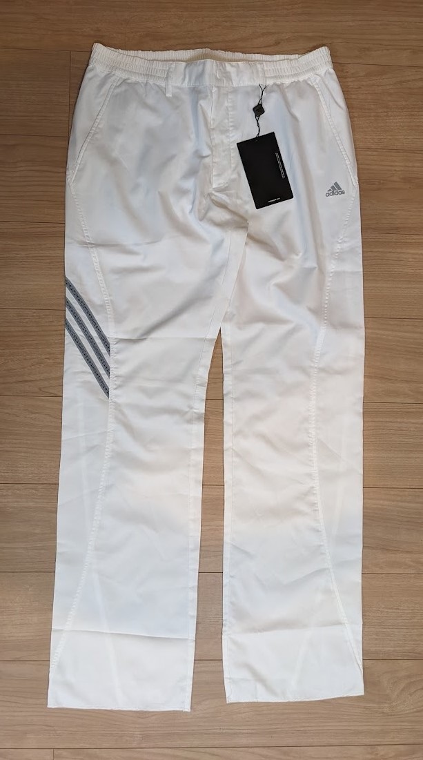 新品 adidas ゴルフ パンツ O XL LL 白 ホワイト アディダス ストレッチ 即決_画像1