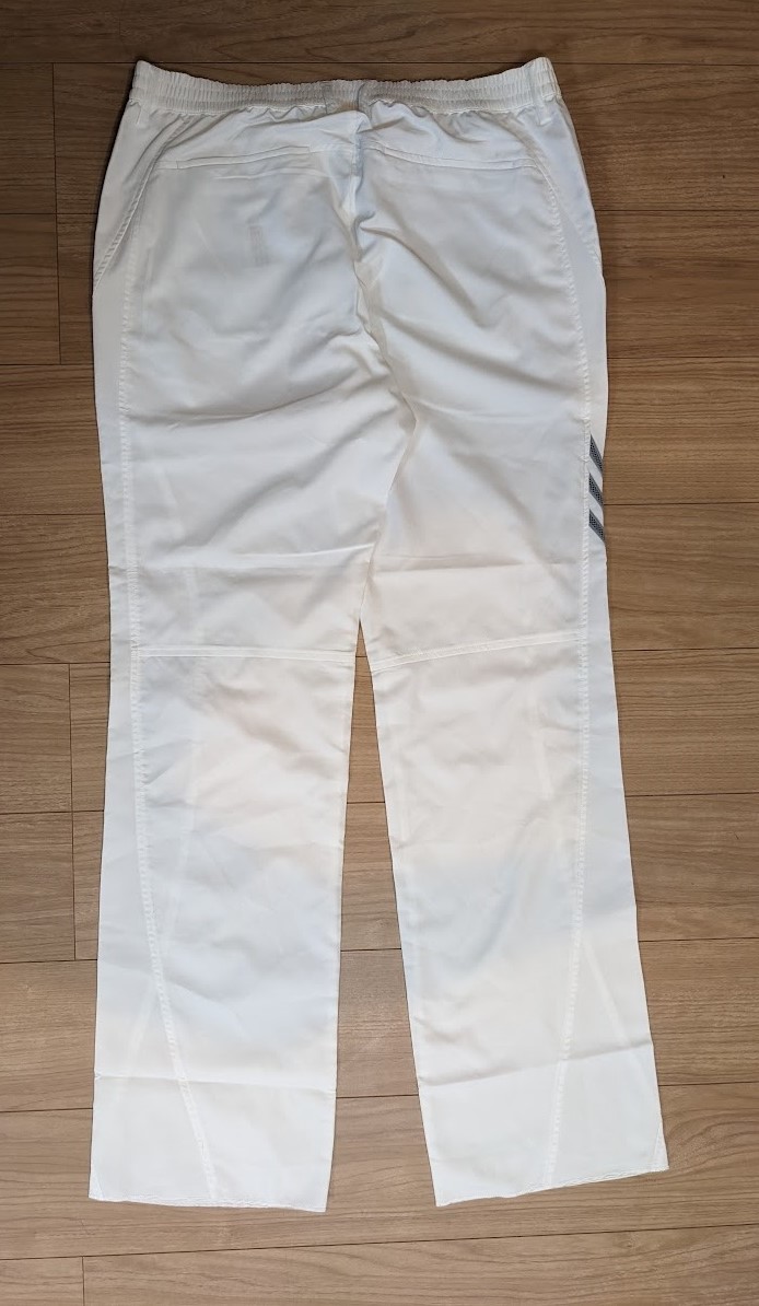 新品 adidas ゴルフ パンツ O XL LL 白 ホワイト アディダス ストレッチ 即決_画像3