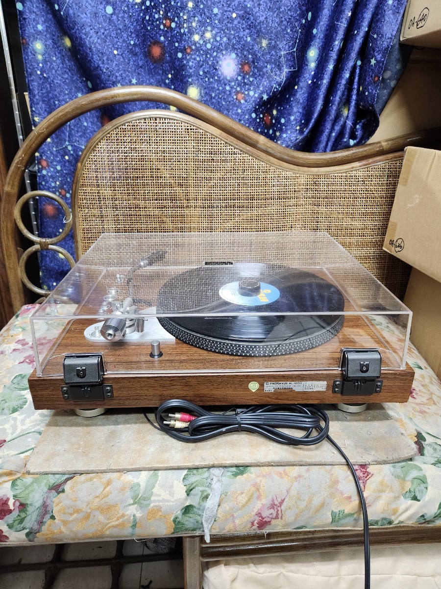  restore settled super-beauty goods! cartridge new goods! Pioneer record player PL-1250
