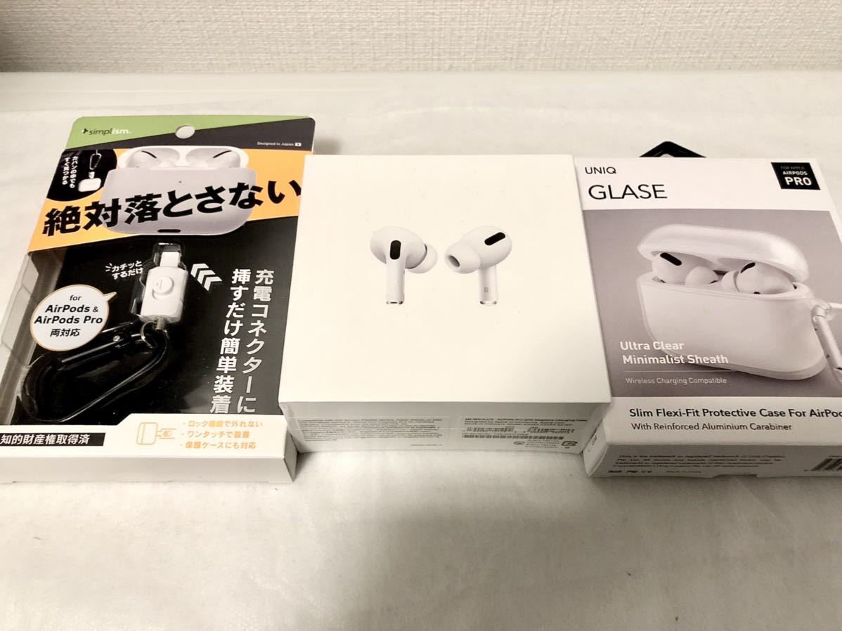 【新品・未開封】Apple アップル Air Pods Pro 第一世代 エアポッズプロ ワイヤレスイヤホン MLWK3J/A 新品 未開封の画像1