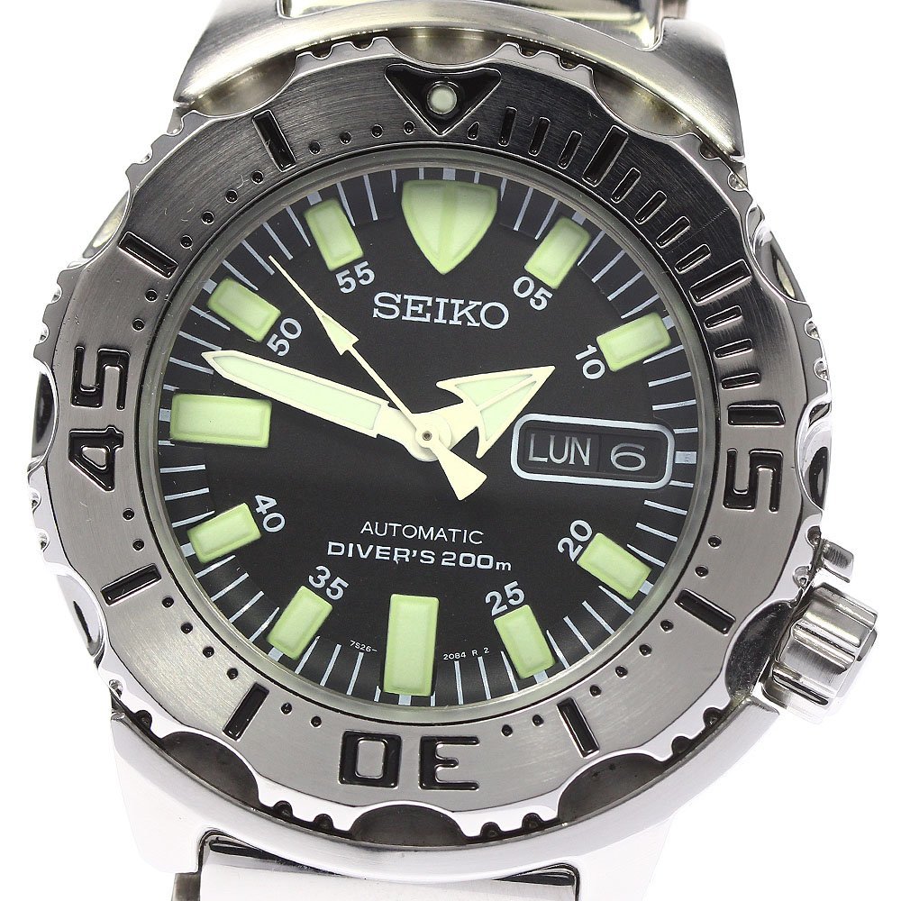 定番 ブラックモンスター ☆内箱付き【SEIKO】セイコー ダイバーズ