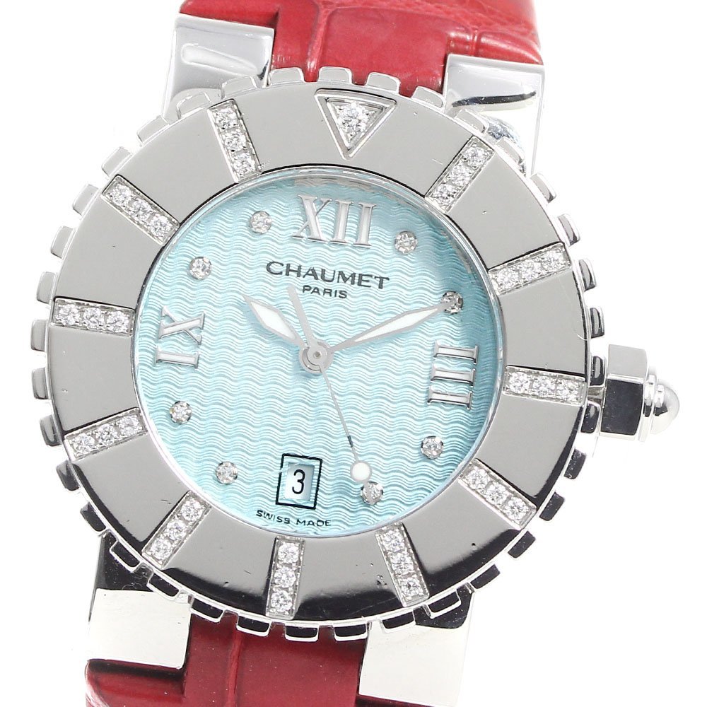 [Chaumet] Chaumet Class one бриллиантовая оправа Date кварц boys _740836[ev20]