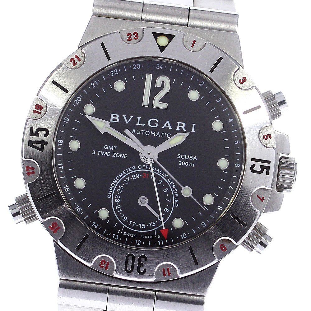 日本限定モデル】 GMT スクーバ ディアゴノ 【BVLGARI】ブルガリ 3