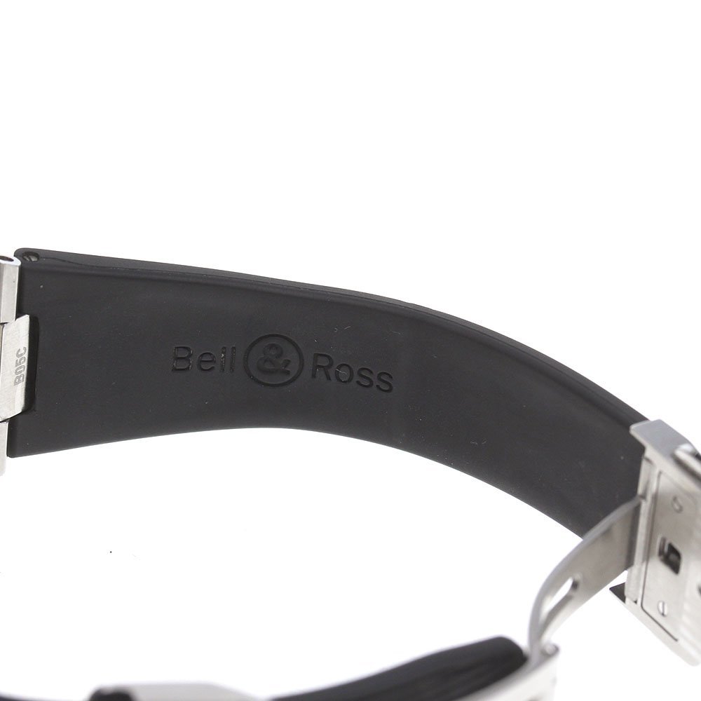  bell & Roth Bell&Ross BR05C-BL-ST/SRB BR05 Chrono black Steel self-winding watch men's _737311[ev15]