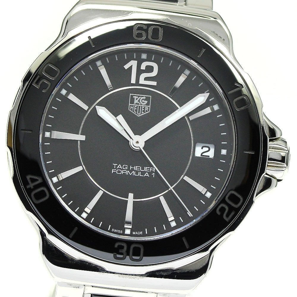 タグホイヤー TAG HEUER WAH1210 フォーミュラー1 デイト クォーツ レディース 良品 保証書付き_740855【ev15】_画像1