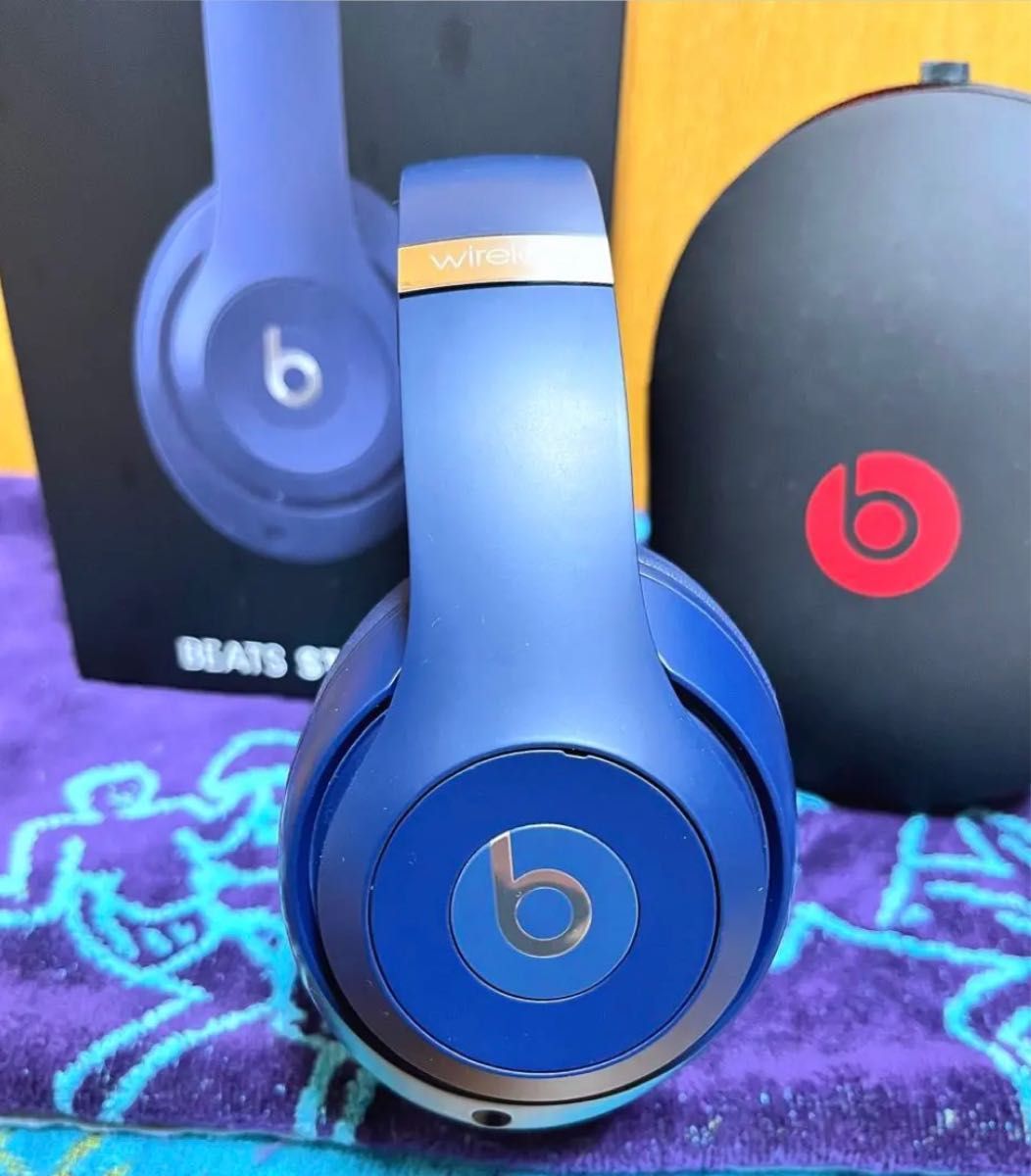 Beats Studio3 wireless ネイビーブルー Bluetoothヘッドホン