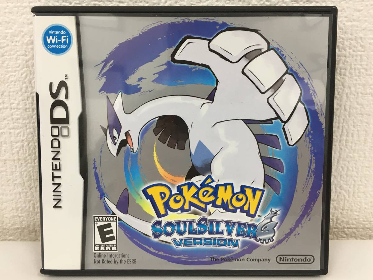 珍しい ○○V231 ニンテンドー DS ソフト 海外版 Pokemon SOULSILVER