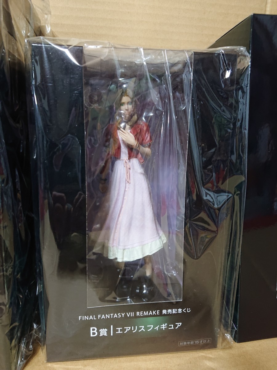 送料無料！ FINAL FANTASY Ⅶ REMAKE figure 発売記念 くじ A賞 クラウド B賞 エアリス エンド賞 セフィロス 未開封 3点セット 一番くじ _画像3