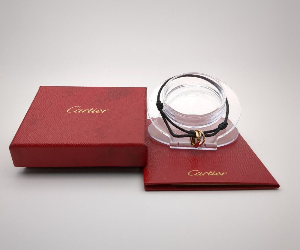Cartier カルティエ K18 トリニティブレスレット K18YG/WG/PG ? ◆3115/登呂店