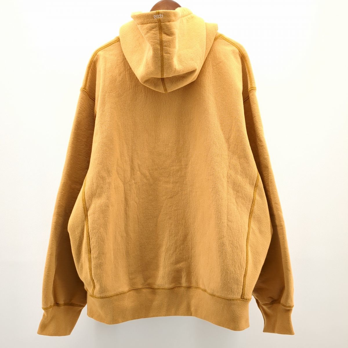Supreme 21AW Box Logo Hooded Sweatshirt Light Mustard SIZE XL シュプリーム パーカー フーディ ボックスロゴ マスタード ◆3109/宮竹店_画像2