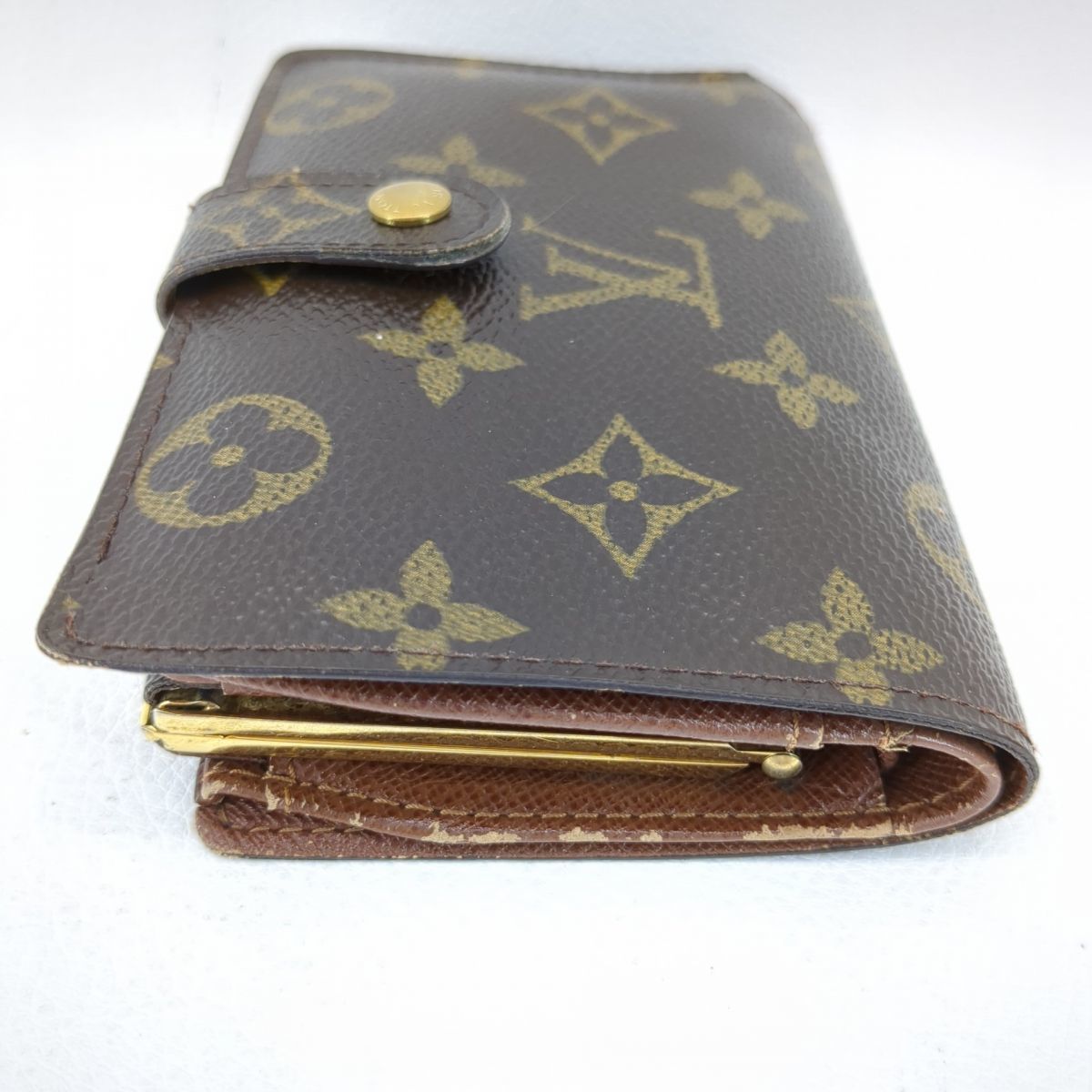 ルイヴィトン　二つ折り財布　ポルトモネビエヴィエノワ　モノグラム　M61663　がま口　LOUIS VUITTON　中古　◆3111/藤枝インター店_画像5