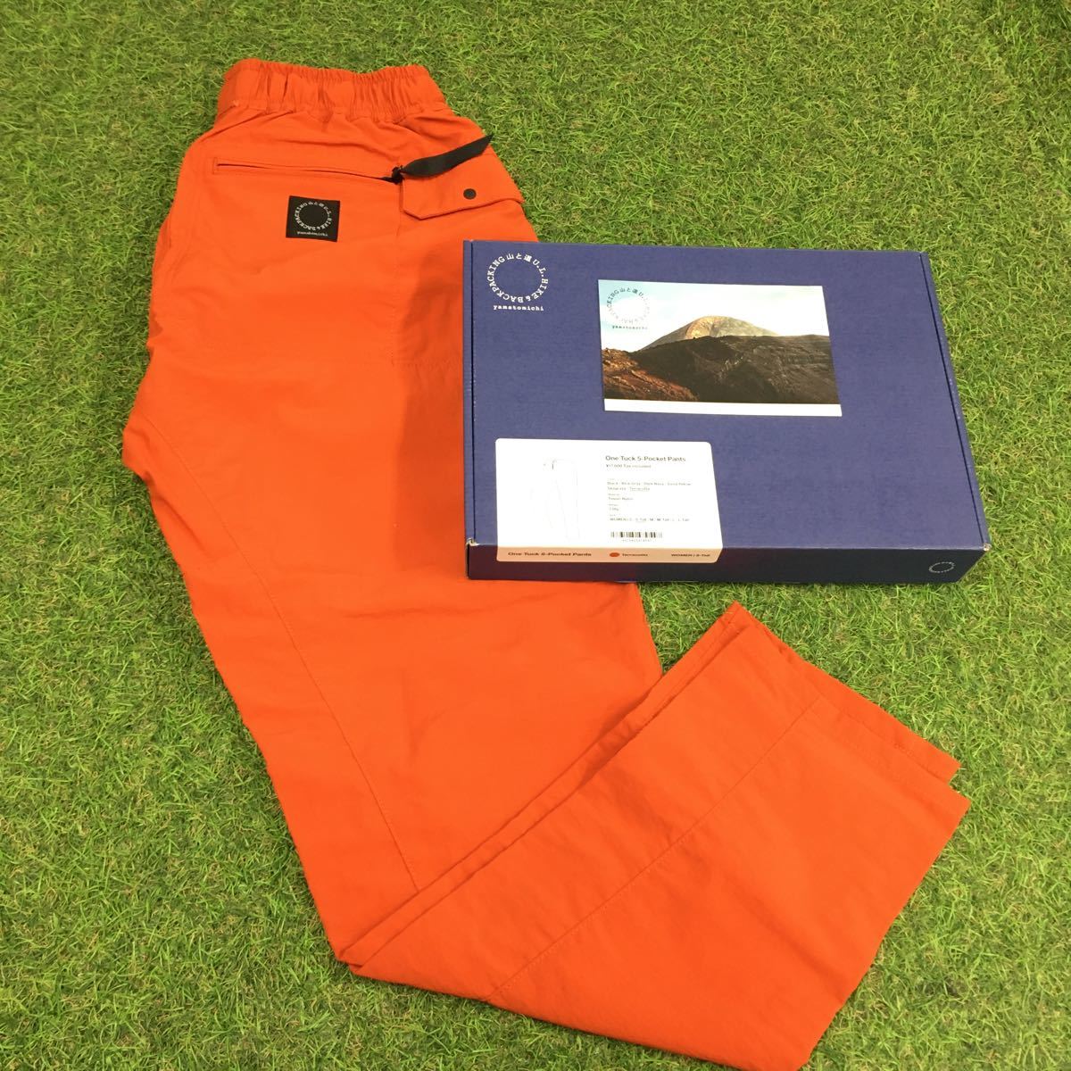 NA411-E17 yamatomichi 山と道 One Tuck 5-Pocket Pants 服 テラコッタ