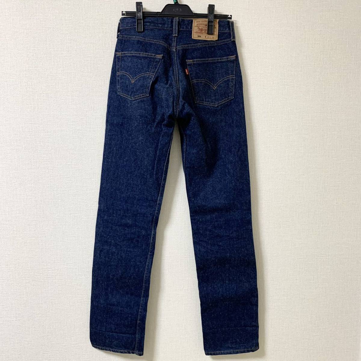 90s 90年代 levis リーバイス 501 W29 usa製 デニム 古着 vintage ヴィンテージ ビンテージ 米国製 パンツ オールド 濃紺 ジーンズ ミント_画像4