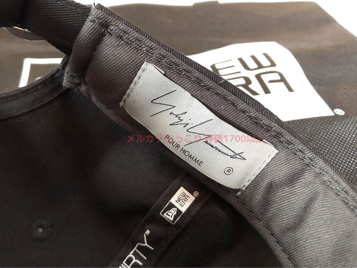 希少 新品未使用 ヨウジヤマモト ニューエラ NewEra 黒 キャップ Yohji