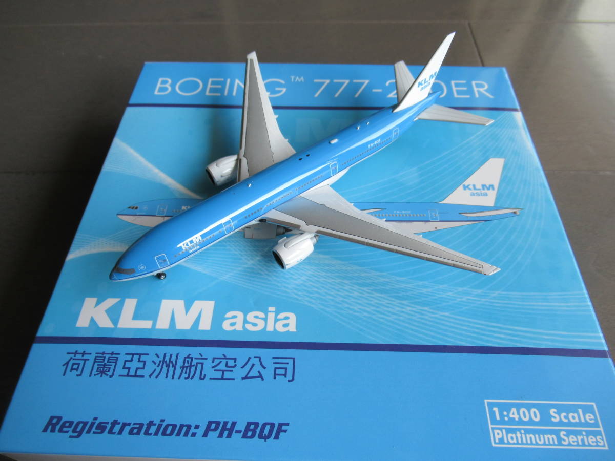 Phoenix フェニックス 1/400 KLM ASIA 荷蘭亞洲航空公司 ボーイング777-200ER PH-BQF_画像1